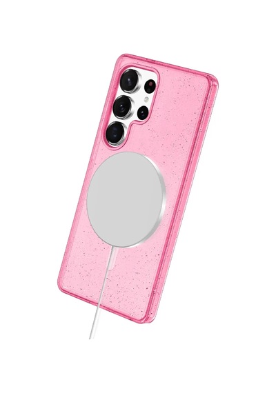 Joko Samsung Galaxy  Uyumlu  S25 Ultra Star Magsafe Kapak - Pembe Belirtilmemiş