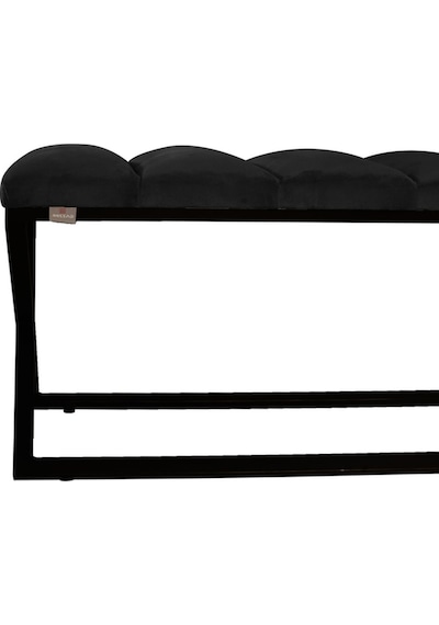 Varcera Black- Antrasit Dilimli Model Puf & Bench & Koltuk & Oturma Bankı & Yatak Odası Önü