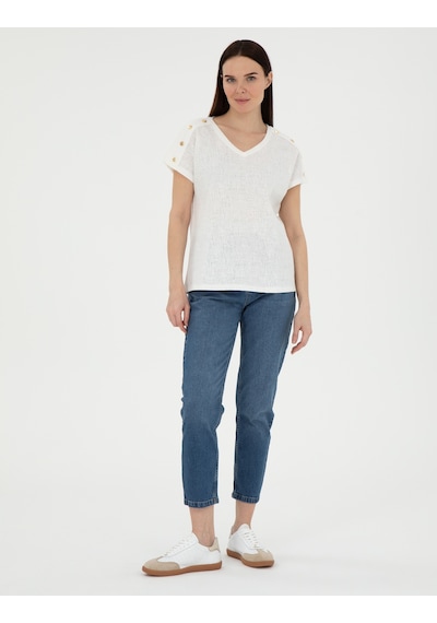 Pierre Cardin Kadın Açık Mavi Pantolon Jean 50301240-vr003 Açık Mavi