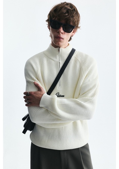 Vamos Fermuar Kapama Dik Yaka Sweatshirt Çok Renkli
