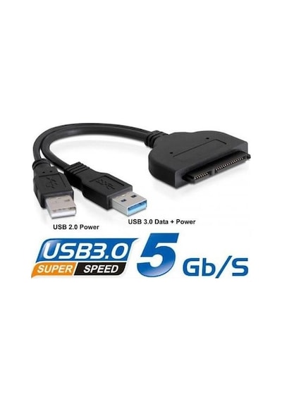 Hard Disk Ssd Hdd Bağlantı Kablosu Usb 3.0 Sata Harici Disk Kablo