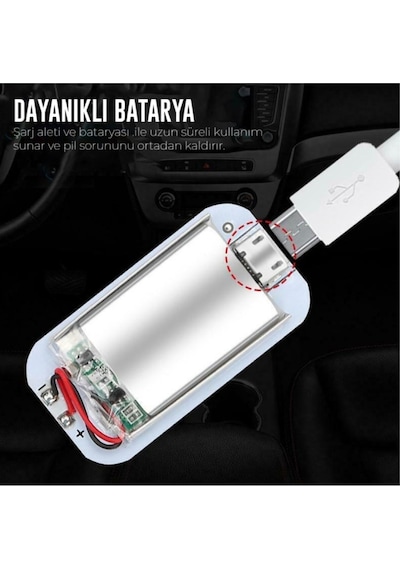 Ayak Altı Dokunmatik Sensörlü Mini Led Lamba Beyaz 9 Işık Renkli