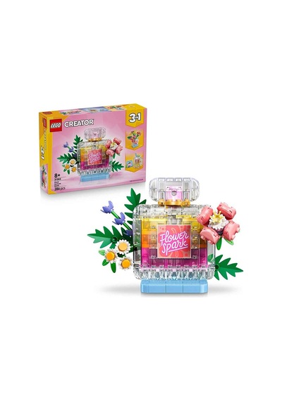 Creator 3 Ü 1 Arada Çiçekli Dekoratif Parfüm Şişesi 31383 3 Adet