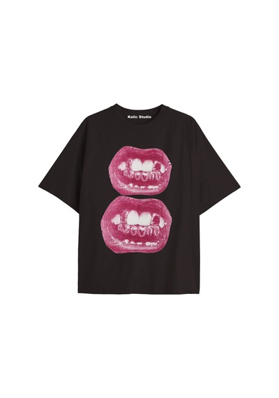 Kalic Studio Grillz Tee - T-shirt Siyah Çok Renkli