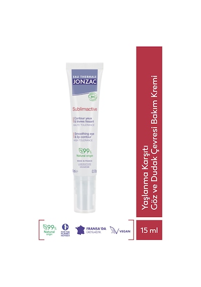 Eau Thermale Jonzac Sublimaktif Göz ve Dudak Çevresi Bakım Kremi 15ml