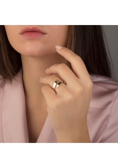 Eklem Altın Yüzük 14K Gold 377236723
