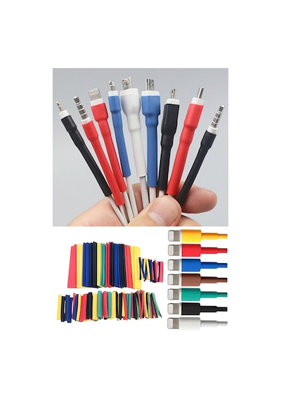 Mucit Home Makaron Set Isı Ile Daralan Kablo Seti 164 Parça 8 Boy