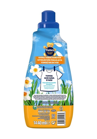 Açık Hava Etkisi Konsantre Çamaşır Yumuşatıcısı Nergis 1440 Ml 60 Yıkama