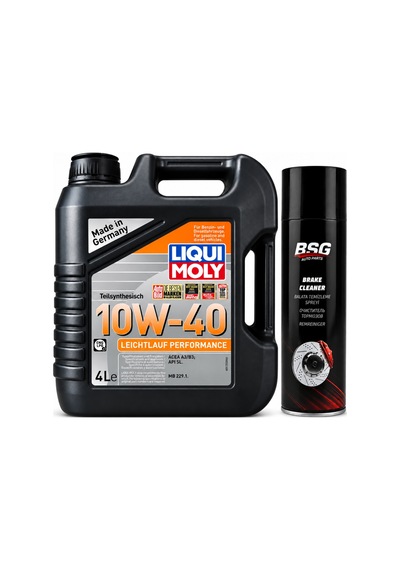 Liqui Moly Leichtlauf Performance 10w-40 Motor Yağı 4 Litre + Balata Spreyi 500 Ml