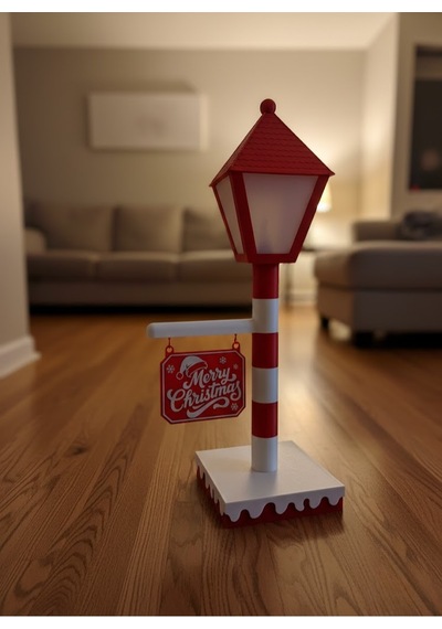 Yılbaşı Tabelalı Dekoratif Lamba Merry Christmas Işıklı Tasarım