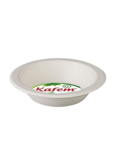 Kafem Kağıt Tabak Çorba Kasesi Ekolojik 400 G 25'li