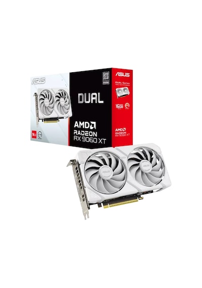 Asus Dual Amd Radeon Rx 9060xt 16gb Dual-rx9060xt-16g-whıte Gddr6 Aeae2asu0023