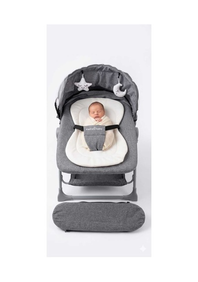 Pasha Baby Ana Kucağı Ve Beşik Anne Dizi Gri