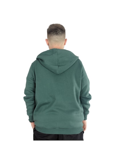 Mode Xl Erkek Sweatshirt Kapşonlu Zippered Basic 20543 Nefti 001