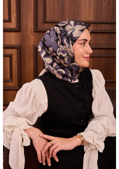 Silk Home Twill İpek Eşarp 11494-21 Siyah