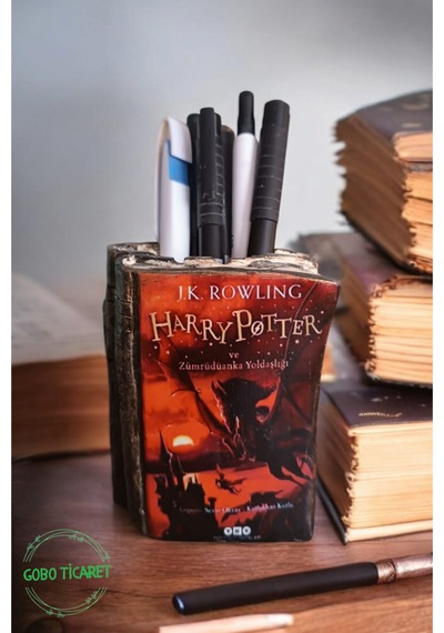 Harry Potter Ve Zümrüdüanka Yoldaşlığı Kitabı Şeklindeki Kalemlik