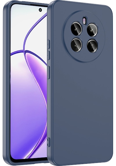 Zore Realme 12 4g Kılıf Mara Lansman Kapak - Lacivert Lacivert