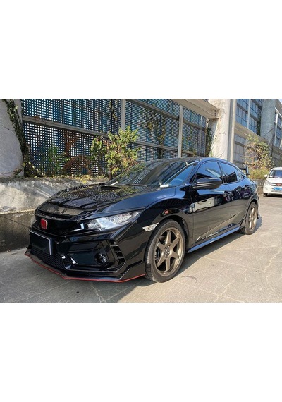 Honda Civic Fk7 Sport + Fk8 Typer Ön Tampon + Panjur Seti