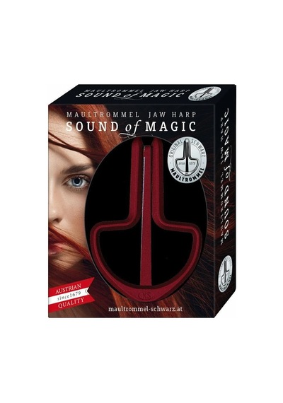 Musik Schwarz Joy Jaw Harp No:12 Kırmızı Ağız Kopuzu : 85mm Artnr10035