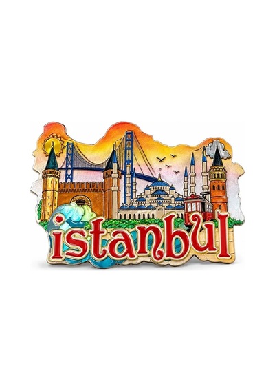 Magicool İstanbul Temalı Silikon Buzdolapı Süsü Magnet Alk5941