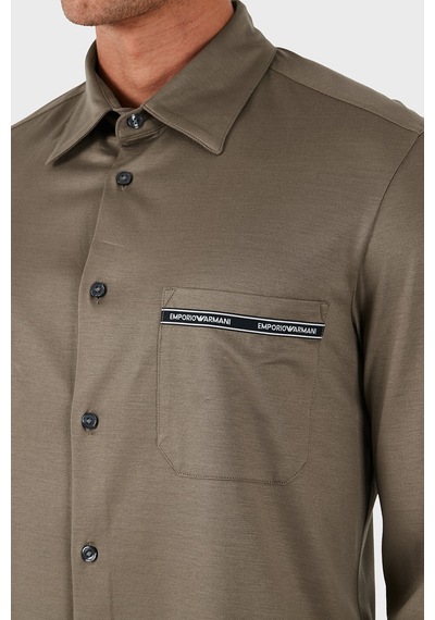 Emporio Armani Erkek Gömlek Em003055 Af10761 U6189 Bej Bej