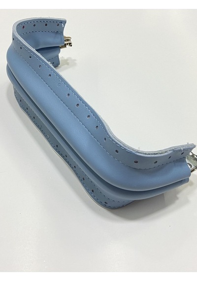 Karantuhafiye Çanta Bursu / Derili Burs 20 Cm / Mavi MAvi