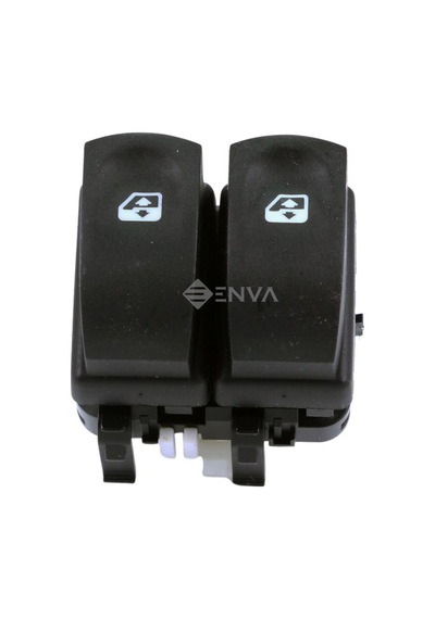 Renault Clio 3 Sol Ön İkili Cam Açma Düğmesi 2008-2012 Gri Soket
