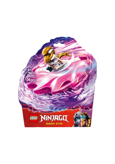 LEGO® NINJAGO® Sora’nın Ejderha Spinjitzu Topacı 71824 - 6 Yaş ve Üzeri Çocuklar için 2 Ninja Minifigürü İçeren Oyuncak Yapım Seti (56P)