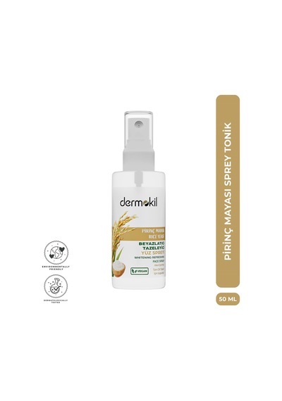 Dermokil Pirinç Mayası Beyazlatıcı Canlandırıcı Yüz Sprey 50 Ml