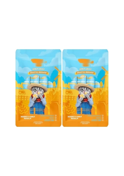 Sıvı Kedi Ödülü, Ton-peynir, 5x15 Gr 2 Paket