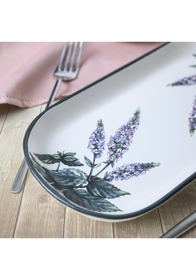 Keramika Çiçek Bahçesi Noyan Kayık Tabak 28 Cm 2 Adet 18939