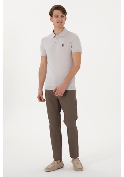 U.s. Polo Assn. Erkek Vizon Pantolon Kanvas-chino 50299165-vr052 Vizon