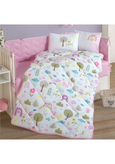 Clasy Bebek Uyku Seti Sun Flower Pembe