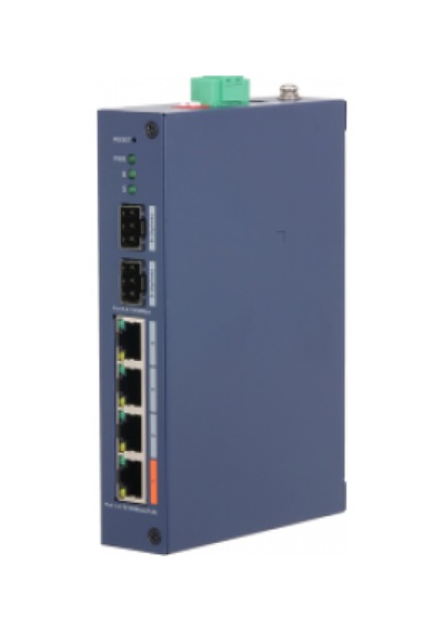 Dahua Chs4206-4et-60 4xfe-2xge/sfp Yönetilebilir Megabit 60w Poe Switch
