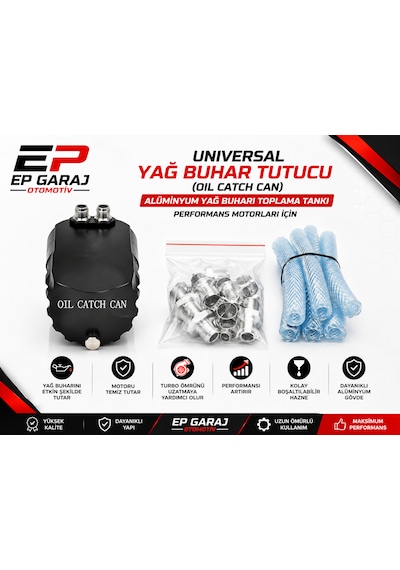 Universal Yağ Buhar Tutucu Oil Catch Can Alüminyum Yağ Buharı Toplama Tankı Motorları İçin 0