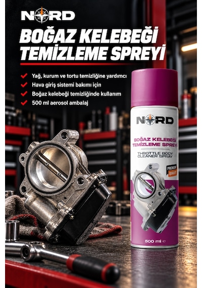 Nord Boğaz Kelebeği Temizleme Spreyi 500 Ml