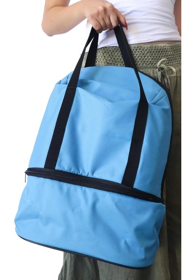 Termos Çanta Plaj Çanta Piknik Çanta Isı Yalıtımlı Sıcak Soğuk Tutucu Outdoor 2 Bölmeli 26 Litre Çok Renkli