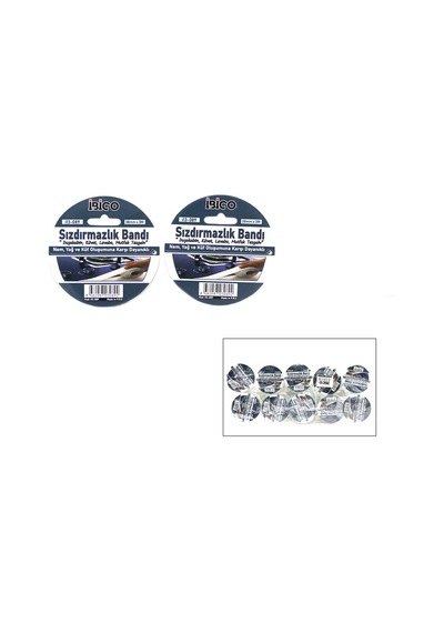 İbico İ13-089 Bant 38mmx3mt Beyaz Bandı Su Sızdırmaz - 10'li Paket
