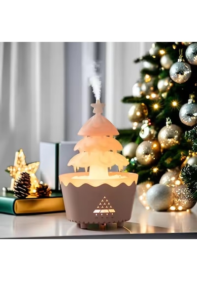 Hava Nemlendirici Şans Ağacı Ultrasonik Difüzör Aroma Yayıcı Rgb 250ml Bhu-09