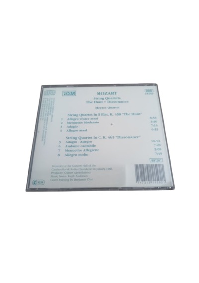 Mozart Cd Strıng Quartets The Hunt, Dissonance
