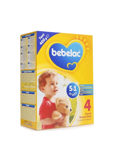 Bebelac 4 Çocuk Devam Sütü 400 G 5 Adet