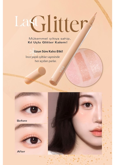 Bbia Parlak Işıltılı Kalem Highligter Bbıa Last Glitter Highliner 01 Dewy Honey