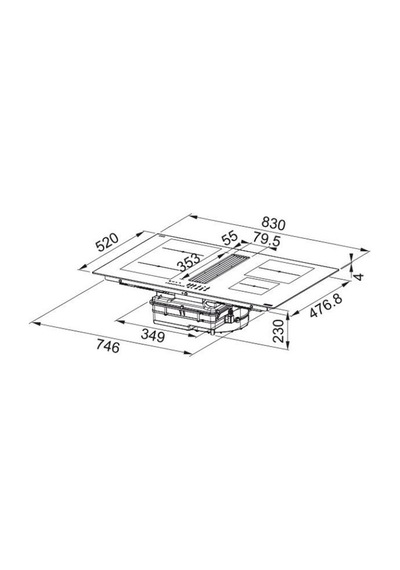 Franke Fma 8381 R HI Davlumbaz Entegreli Ocak