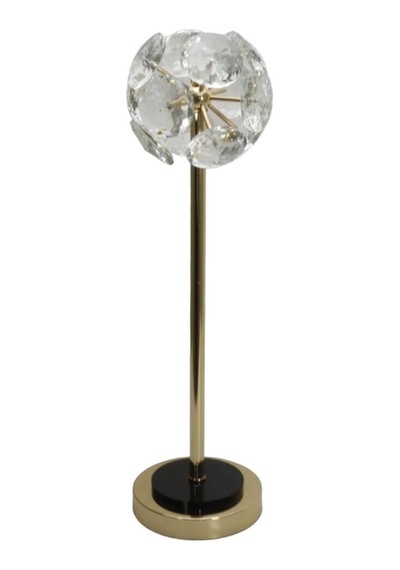 T.concept Dekoratif Zarif, Parlak, Cam Kristalli Dekoratif Obje Gold 53 Cm