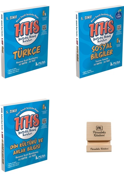Muba 5. Sınıf Haftalık Türkçe Sosyal Ve Din 3lü Hasat Soruları + Telefon Standı