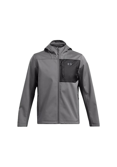 Under Armour Shield Hooded Erkek Ceket Gri