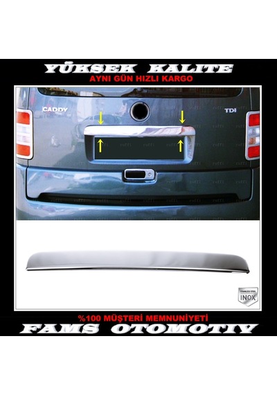 Vw Caddy Krom Bagaj Çıtası 2004-2010 P.Çelik