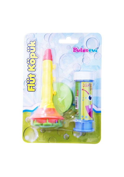 2 Adet Flüt Köpük Balonevi Çok Renkli