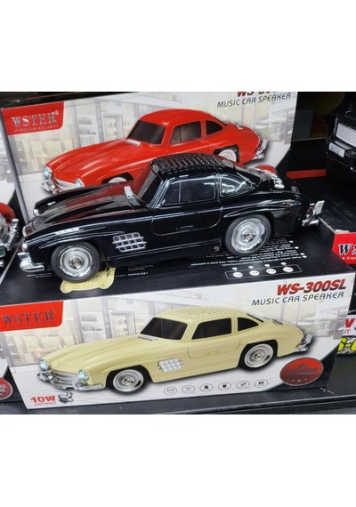 Ws-300sl Klasik Benz Model 10w Bluetooth Hoparlör Fm Radyo Usb