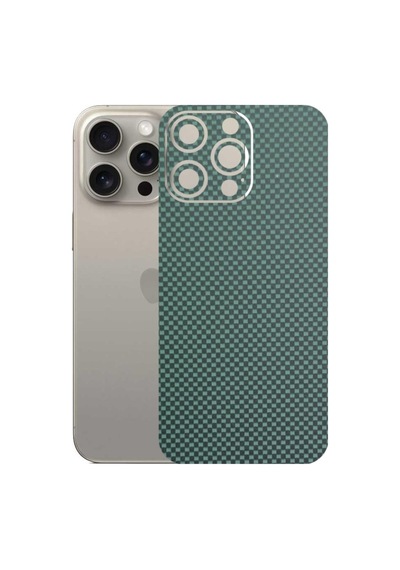 Kapps Iphone 15 Pro Max İle Uyumlu Fiber Serisi Premium Arka Kapak Kaplama Kenarlar Yoktur 97085434